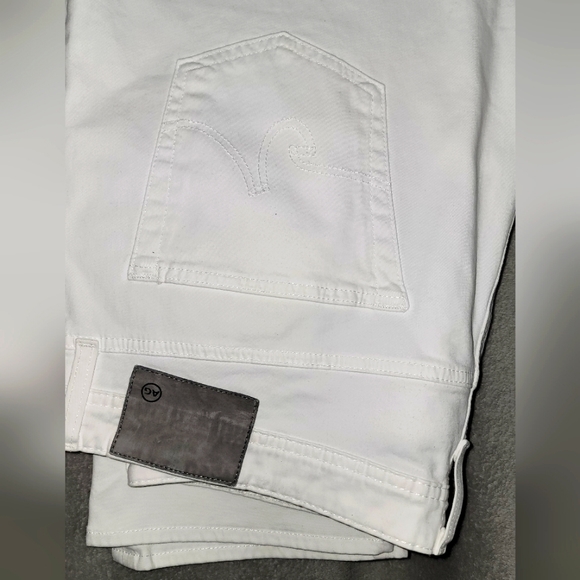ℹ️ℹ️ℹ️Men's White Adriano Goldschmeid Pants; Size: 38x34ℹ️ℹ️ℹ️ - Picture 2 of 8